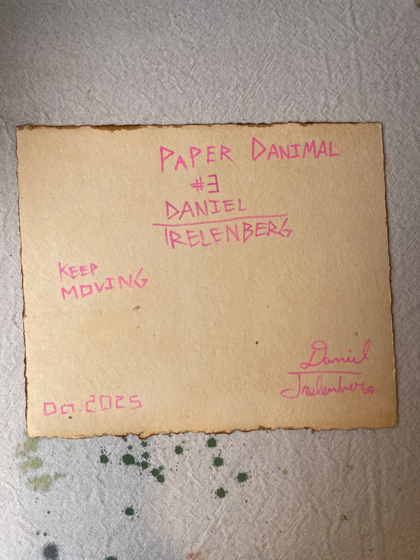 Paper Danimal #3