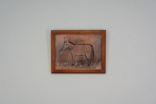 contemporary donkey painting, Front View